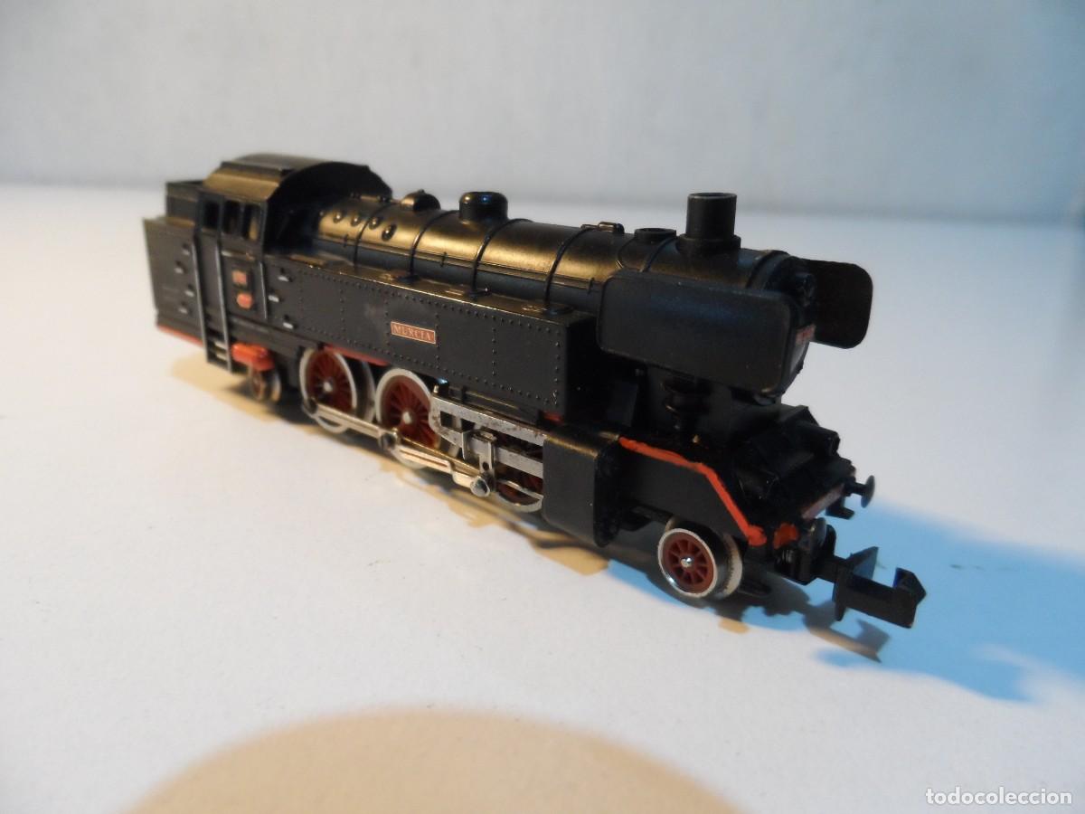 Trenes escala: LOCOMOTORA VAPOR IBERTREN RENFE LUZ Y HUMO ESCALA 2N
