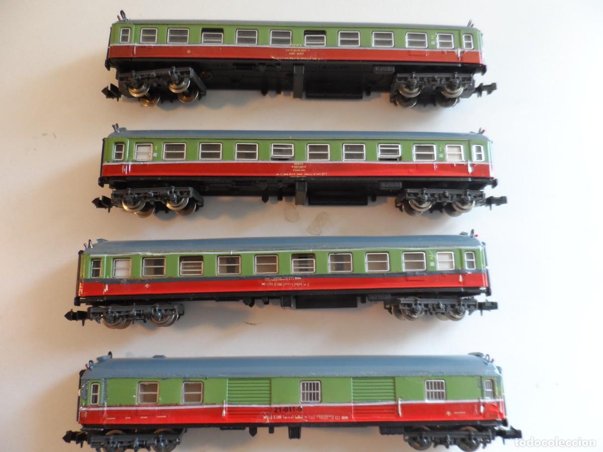 Trenes escala: LOTE DE VAGONES LUCKY IBERTREN REPINTADOS ESCALA N