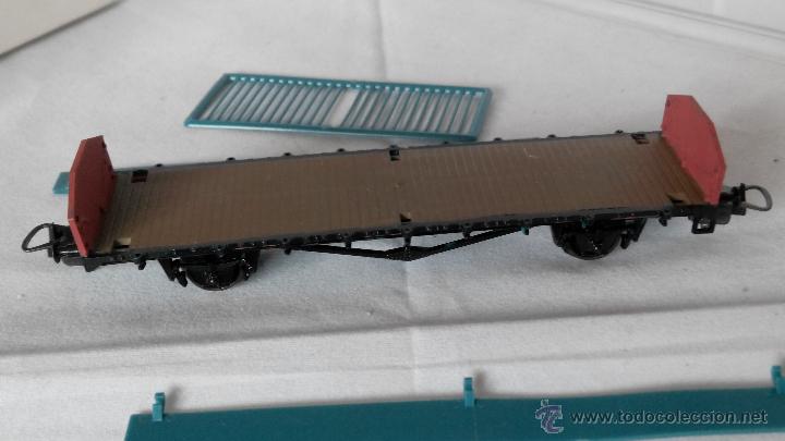 Trenes escala: vagon limaa antiguo de carga h0 - Foto 2