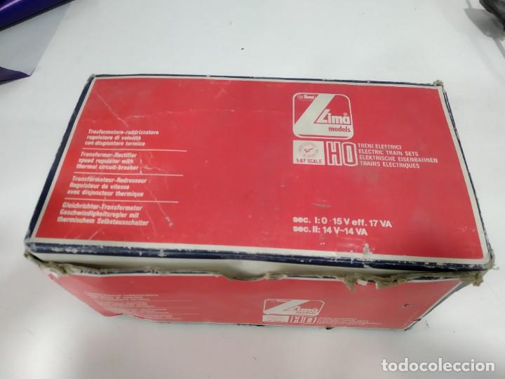 Trenes escala: antiguo transformador  de lima en caja h0  funciona - Foto 1