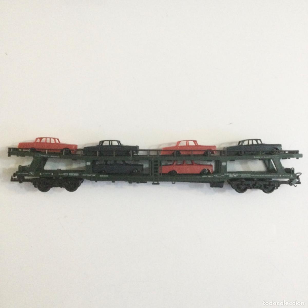 Trenes escala: Vag&oacute;n porta coches. E. H0. LIMA - Foto 1