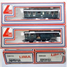 Trenes Escala: LIMA H0 309153 Y 309309 2 VAGONES DB CON CAJA