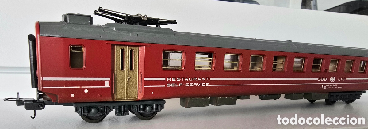 Trenes escala: Vaf&oacute;n restaurante Lima H0 - Foto 2