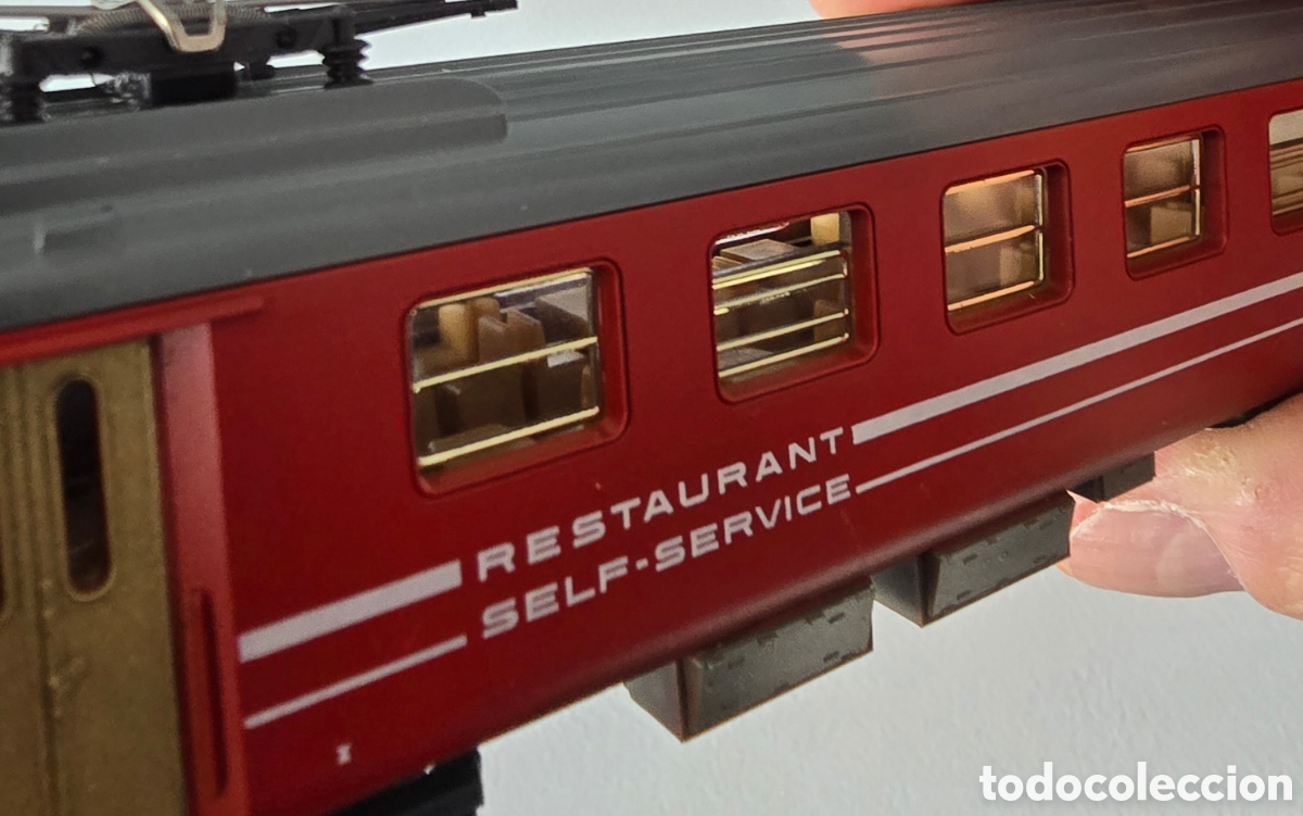 Trenes escala: Vaf&oacute;n restaurante Lima H0 - Foto 6