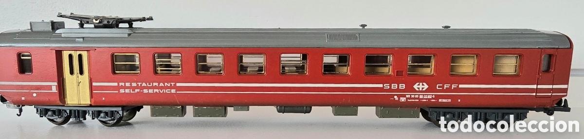 Trenes escala: Vaf&oacute;n restaurante Lima H0 - Foto 1
