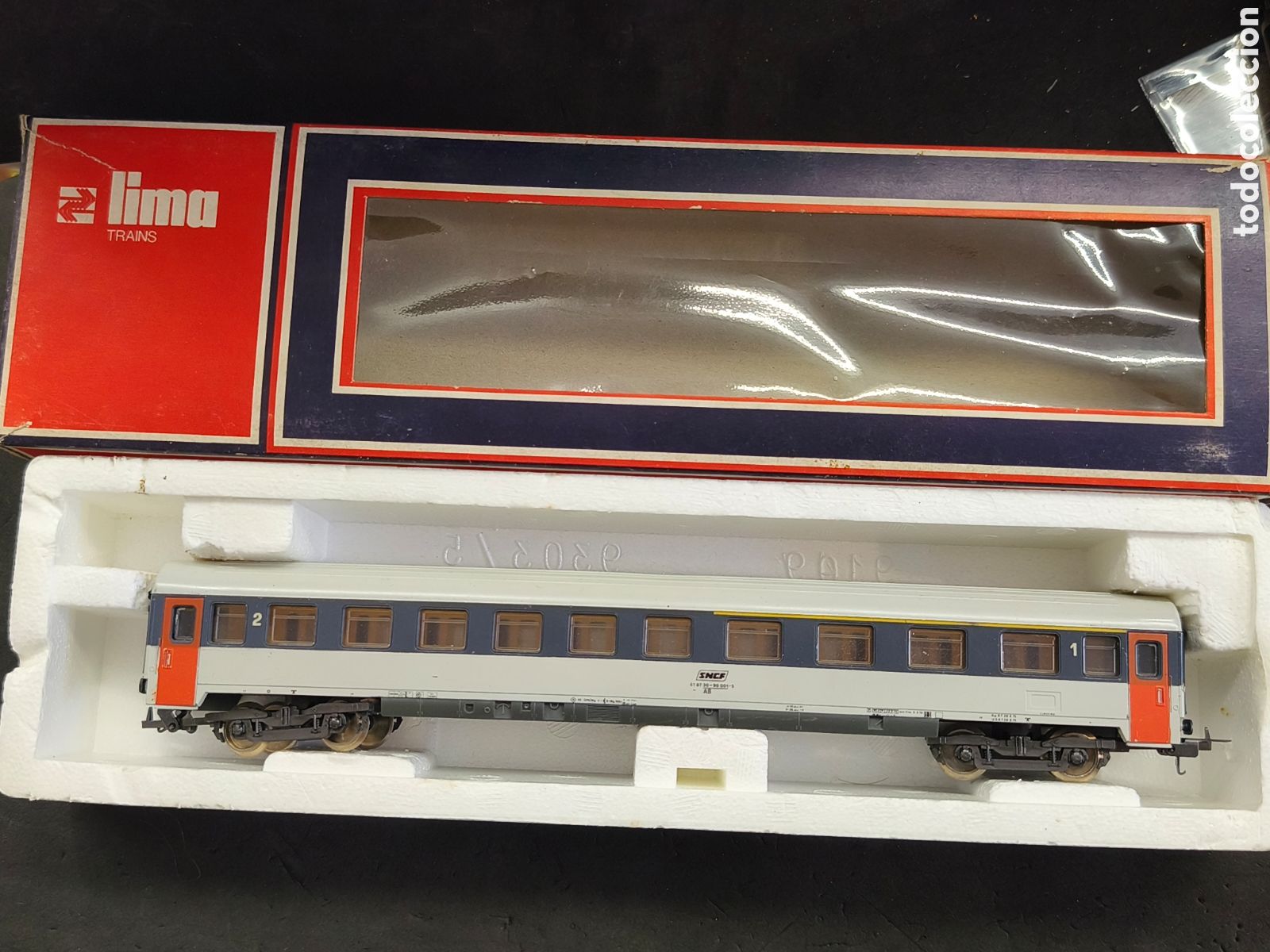 Trenes Escala: Vag&oacute;n lima H0 SNCF , pasajeros
