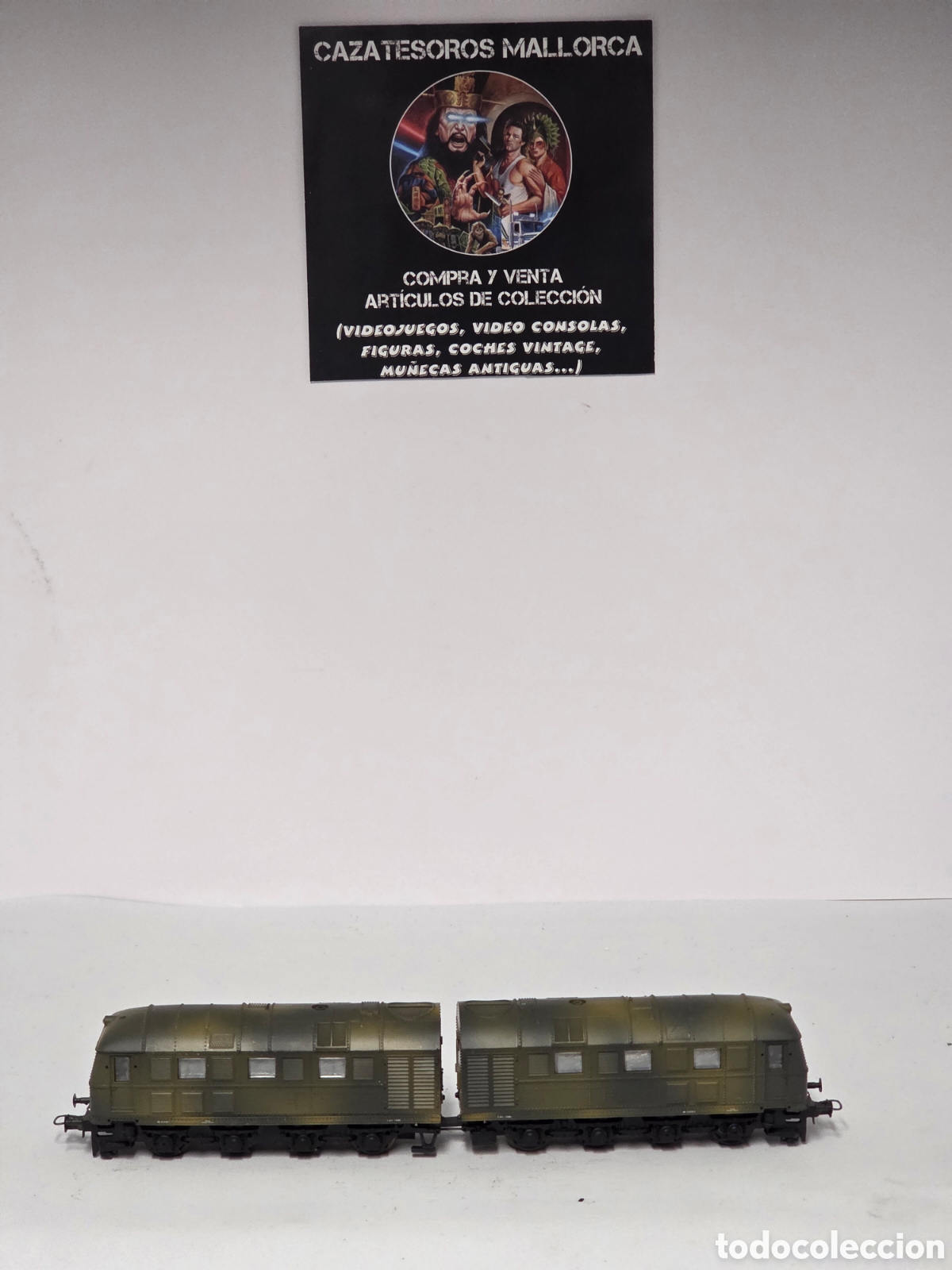 Trenes Escala: Locomotoras di&eacute;sel militares LIMA HO Made in Italy &ndash; Pareja vintage