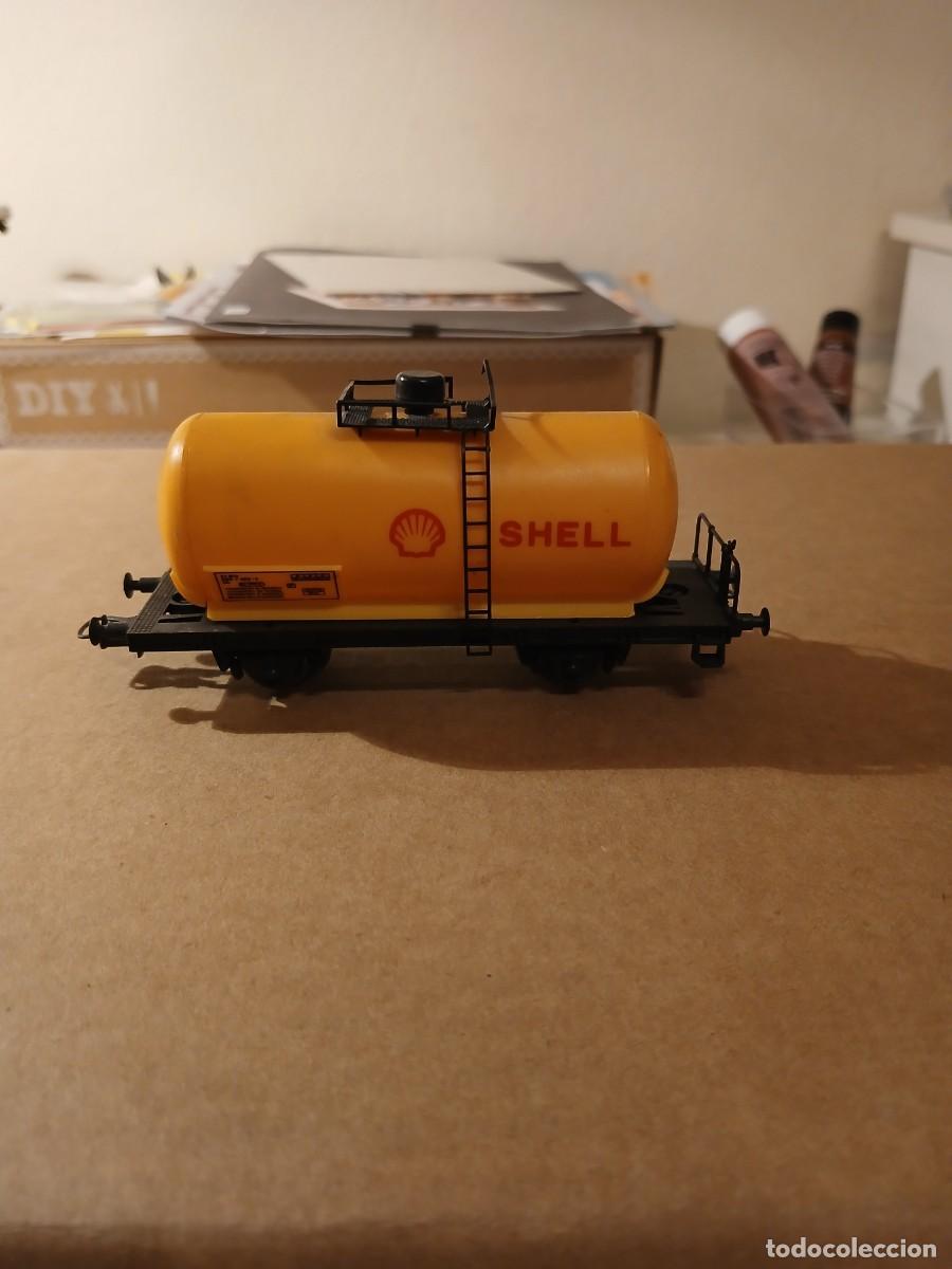 Trenes escala: VAG&Oacute;N CISTERNA SHELL ESCALA HO DE LIMA - Foto 1