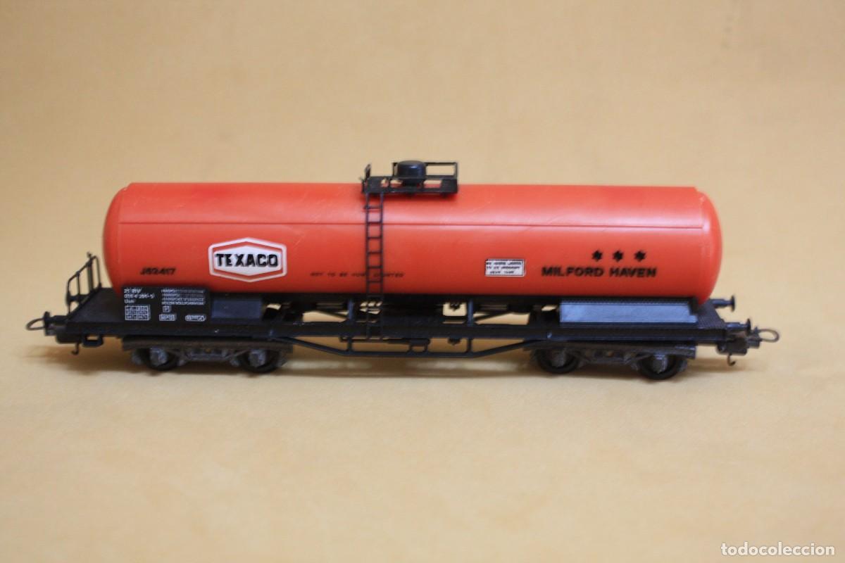 Trains &Eacute;chelle: Circuito de trenes Lima - Vag&oacute;n cisterna combustibles Texaco