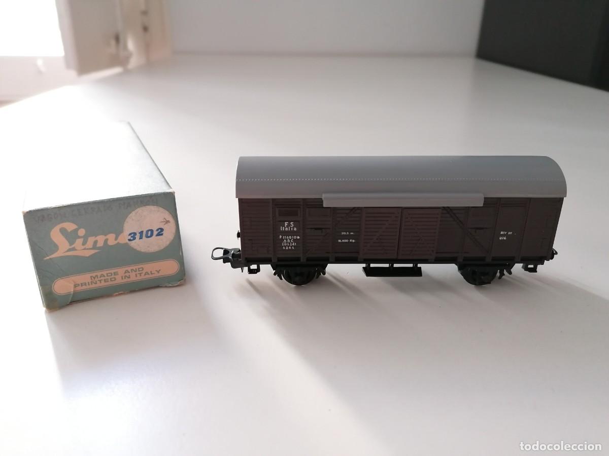 Trenes Escala: Lima H0 3102 Vag&oacute;n de Mercanc&iacute;as Cerrado FS Nuevo