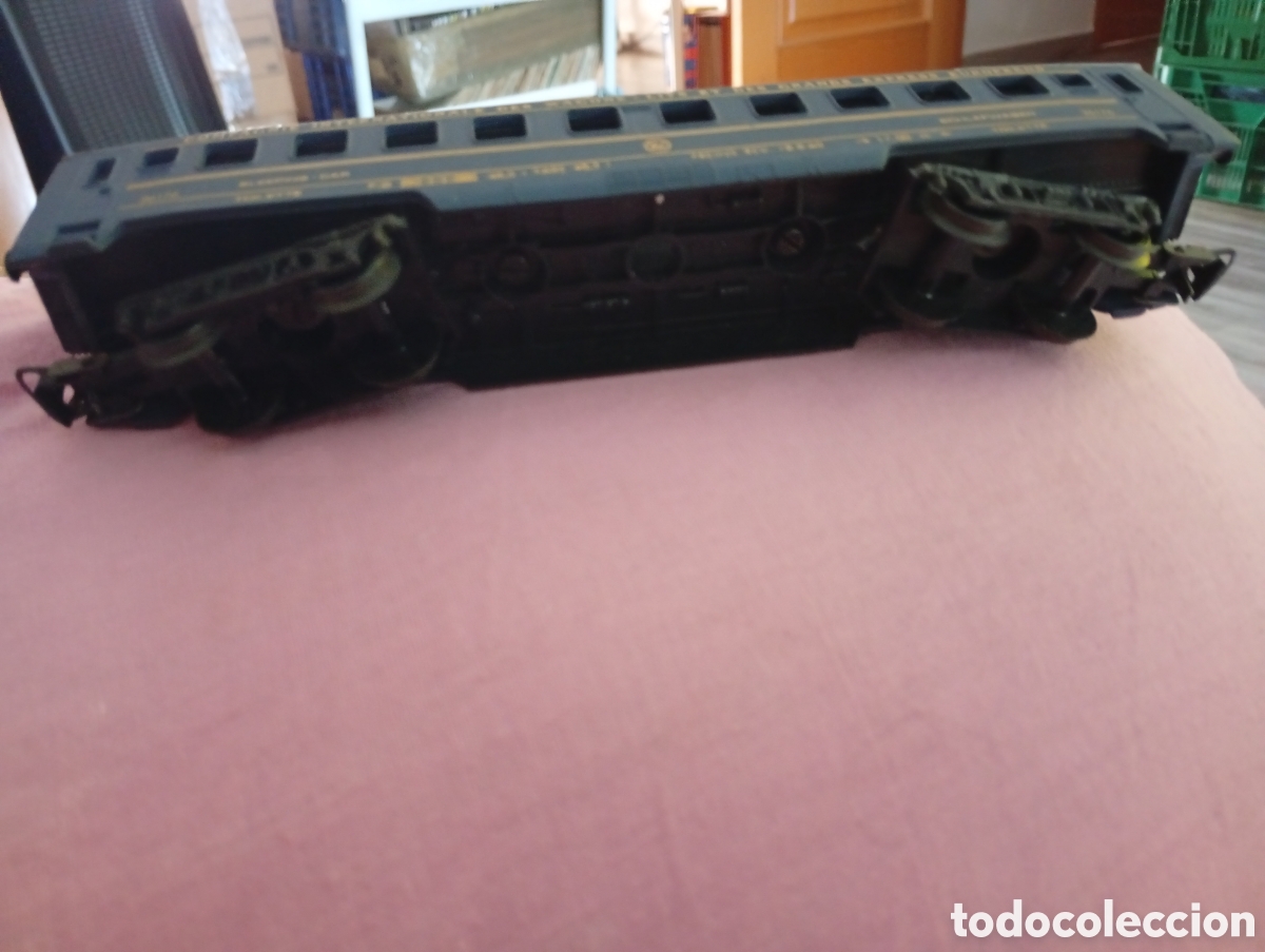 Trenes escala: Vag&oacute;n de tren lima HO buen estado