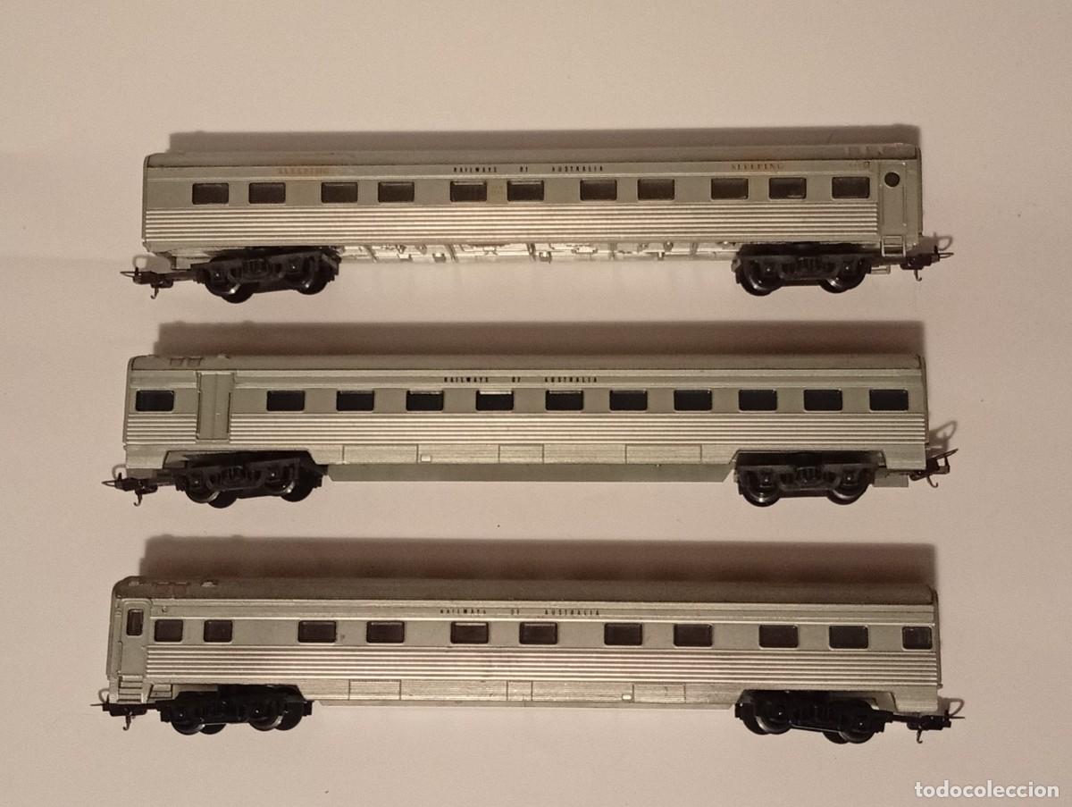 Trenes escala: SET DE TRES VAGONES DE VIAJEROS &rdquo;RAILWAYS OF AUSTRALIA&rdquo; LIMA HO H0