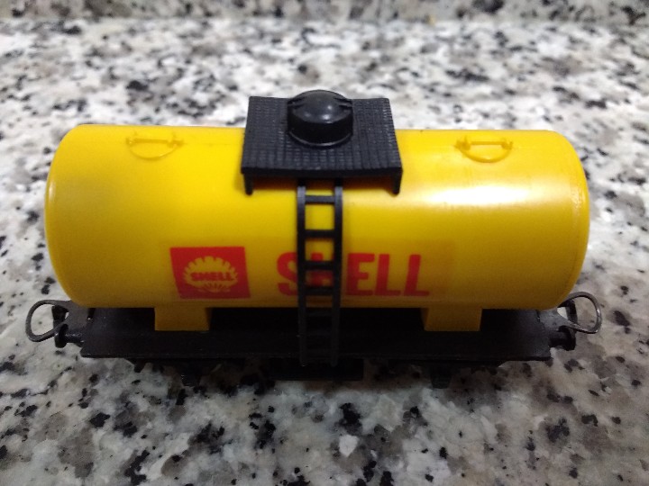 Trenes escala: Vag&oacute;n Cisterna SHELL HO Lima Italy - Foto 3