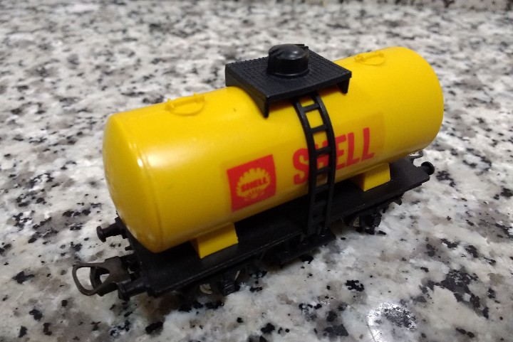 Trenes escala: Vag&oacute;n Cisterna SHELL HO Lima Italy - Foto 4