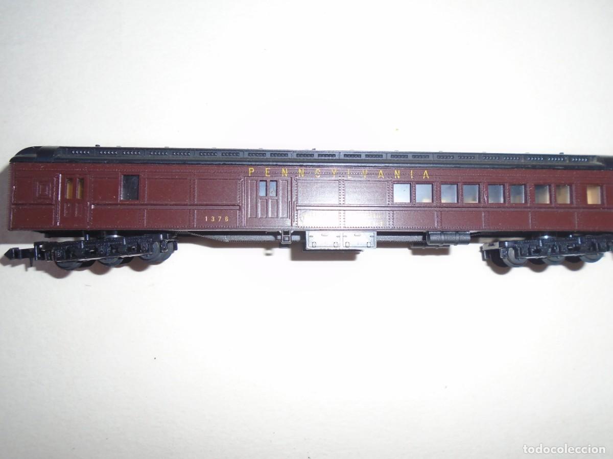 Trenes escala: COMPOSICION DE 3 COCHES de 6 ejes DE LA PENNSYLVANIA MARCA LIMA - Foto 1