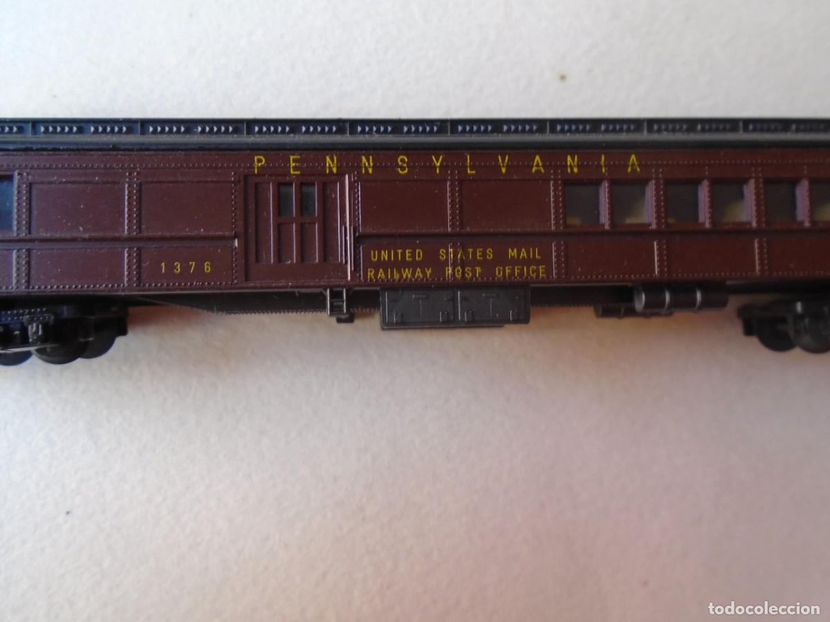 Trenes escala: COMPOSICION DE 3 COCHES de 6 ejes DE LA PENNSYLVANIA MARCA LIMA - Foto 2