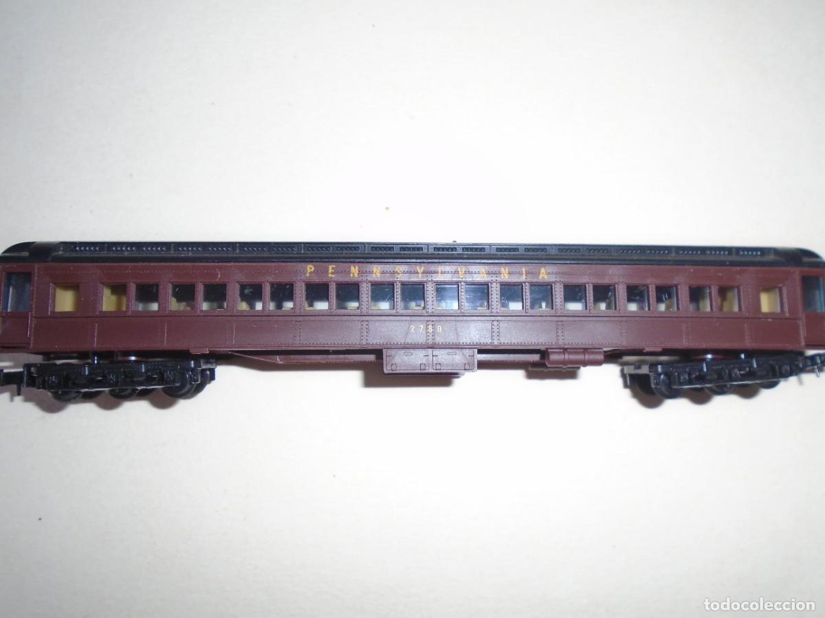 Trenes escala: COMPOSICION DE 3 COCHES de 6 ejes DE LA PENNSYLVANIA MARCA LIMA - Foto 5