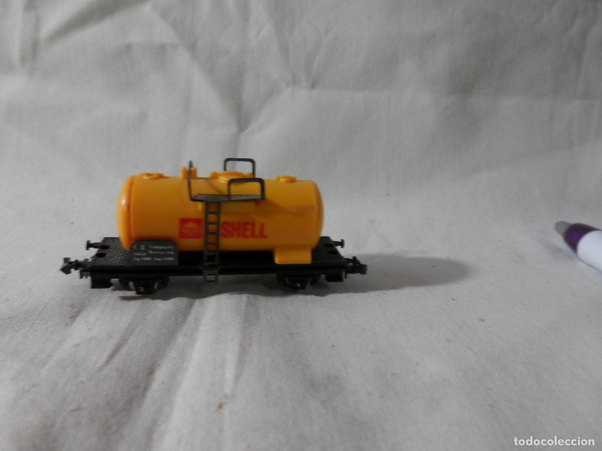 Trenes escala: VAGON CISTERNA SHELL ESCALA N DE LIMA