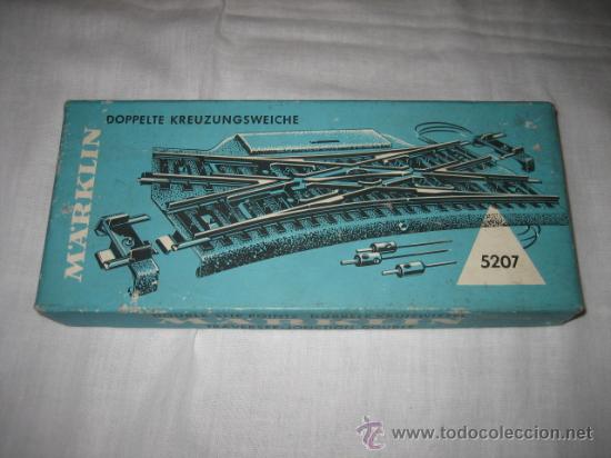 Trenes escala: MARKLIN    N&ordm; 5207  TRAVERSEE-JONCTION-DOUBLE - Foto 1