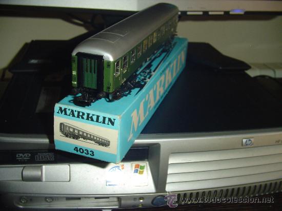 Trenes escala: marklin. Vag&oacute;n pasajeros 4033 - Foto 1