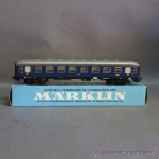 Trenes Escala: VAGÓN DE HOJALATA EN SU CAJA ORIGINAL DE MARKLIN / MÄRKLIN 4089. 1950 - 1960.
