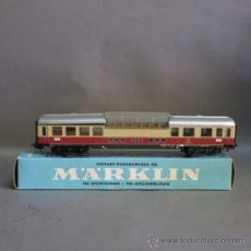 Trenes Escala: VAGÓN DE HOJALATA EN SU CAJA ORIGINAL DE MARKLIN / MÄRKLIN 4090. 1950 - 1960.
