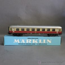 Trenes Escala: VAGÓN DE HOJALATA EN SU CAJA ORIGINAL DE MARKLIN / MÄRKLIN 4027. 1950 - 1960.