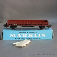 Trenes Escala: TRÁILER EN SU CAJA ORIGINAL DE MARKLIN / MÄRKLIN 4607. 1950 - 1960.