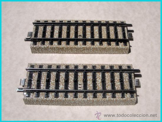 Trenes escala: Tramos de v&iacute;a M&auml;rklin. - Foto 1