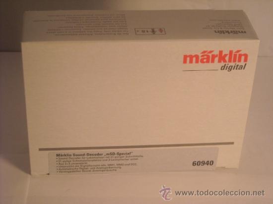 Trenes escala: marklin digital ref 60940 decoder sonido MFX decodificador sound msd special - Foto 2
