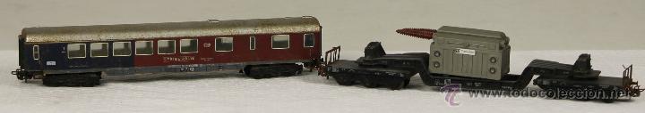 Trains &Eacute;chelle: SELECCI&Oacute;N DE 2 VAGONES. MARCA MARKLIN. SIN CAJA. (VER DESCRIP). A&Ntilde;OS 60-70.