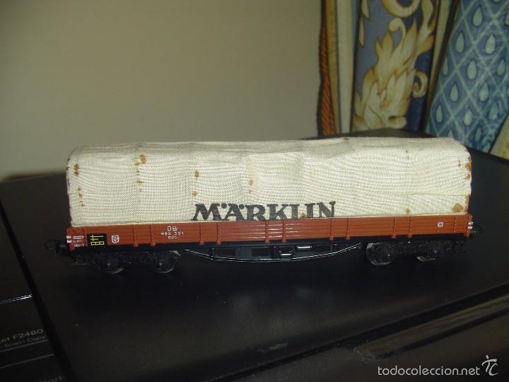 Trenes escala: Marklin H0.  vag&oacute;n con toldo - Foto 1