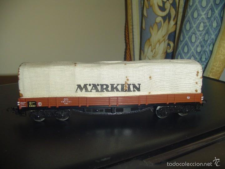 Trenes escala: Marklin H0.  vag&oacute;n con toldo - Foto 3