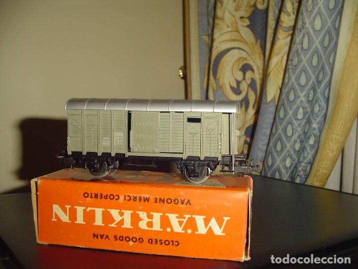 Trenes escala: Marklin H0. Antiguo vagón suizo cerrado 312/1