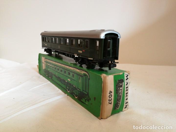 Trenes escala: VAG&Oacute;N PASAJEROS M&Auml;RKLIN 4037 - Foto 1