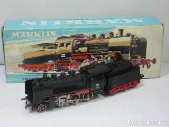 Trenes Escala: magnifica Märklin H0 - Locomotora HIERRO con caja y tender ORIGINAL 242 EUR. - Foto 1 - 188604500
