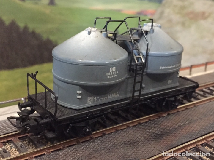 Trenes escala: M&auml;rklin H0, vag&oacute;n cisterna silo de 2 ejes, tipo Kds54 - Foto 3