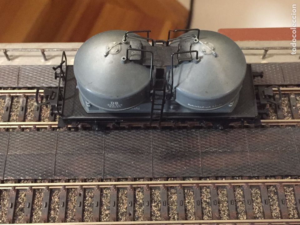 Trenes escala: M&auml;rklin H0, vag&oacute;n cisterna silo de 2 ejes, tipo Kds54 - Foto 5