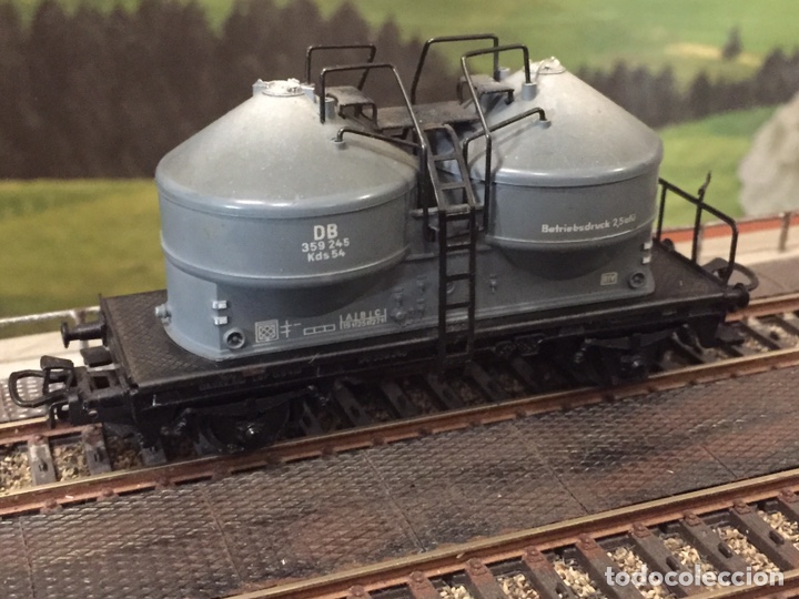 Trenes escala: M&auml;rklin H0, vag&oacute;n cisterna silo de 2 ejes, tipo Kds54 - Foto 1
