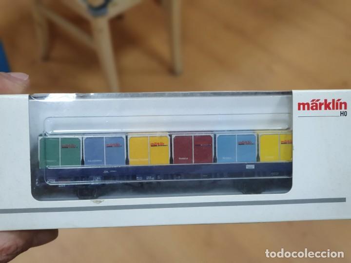 Trenes escala: Lote 5 Vagones Marklin - Foto 1