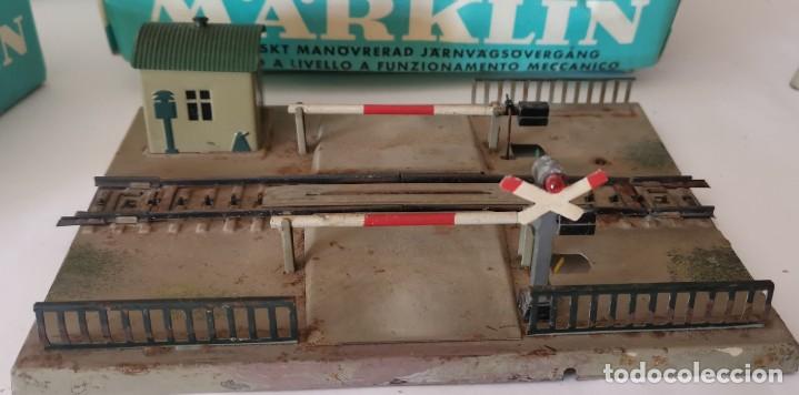 Trenes escala: paso a nivel m&auml;rklin 7390 con luz - Foto 1