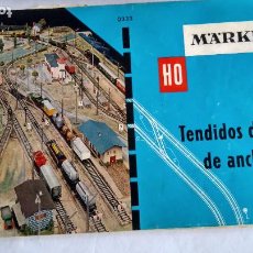 Trenes Escala: MARKLIN REF 0333 FOLLETO TENDIDOS DE VÍAS EN ANCHO H0. Lote 240332020