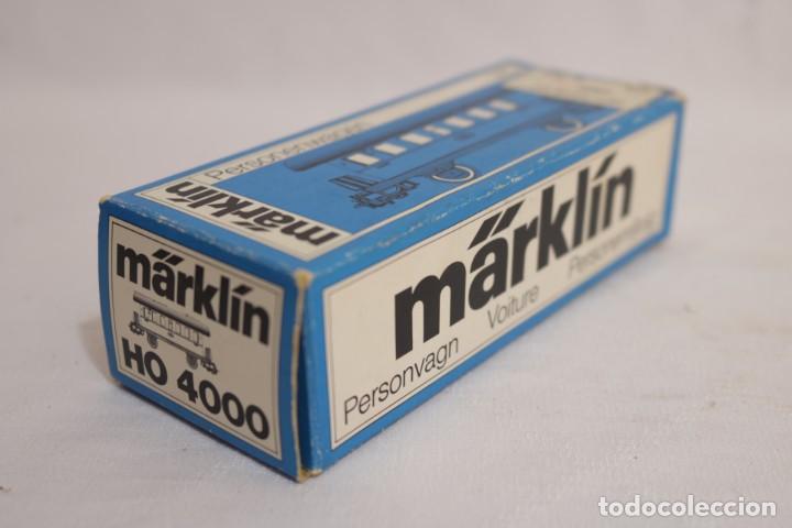 Trenes escala: MARKLIN VAG&Oacute;N EN CAJA REF. 4040 .FUNCIONA - Foto 5