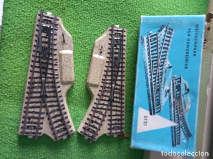 Trenes escala: Pareja desvios Marklin 5121 - Foto 2