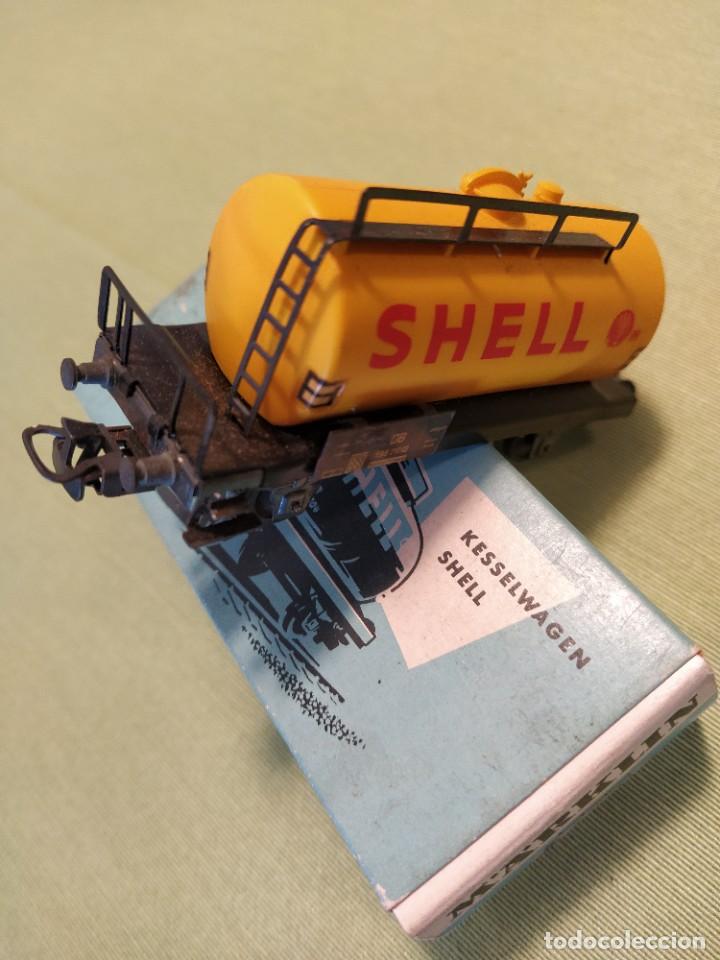 Trenes escala: M&Auml;RKLIN vag&oacute;n cisterna SHELL 4502 Ho - Foto 4