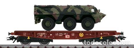 Wagon Plat Marklin 48870 Rlmmps DB Pour Charges Lourdes, époque VI, échelle HO 1/87, Neuf