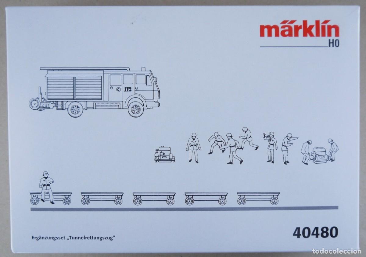 Trenes escala: M&auml;rklin 40480 - Set complementario al &rdquo;Tren de rescate de t&uacute;neles&rdquo; - Foto 2
