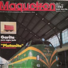 Trenes Escala: REVISTA MENSUAL MAQUETREN _ AÑO II Nº 15 1993