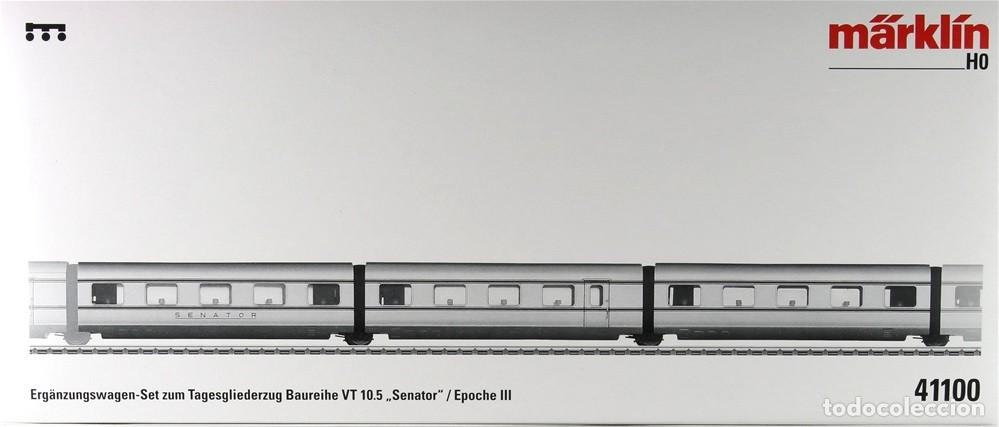 Trenes escala: M&auml;rklin 41100 - Set de coches complementarios VT 10.5 &rdquo;Senator&rdquo; de la DB - Foto 2
