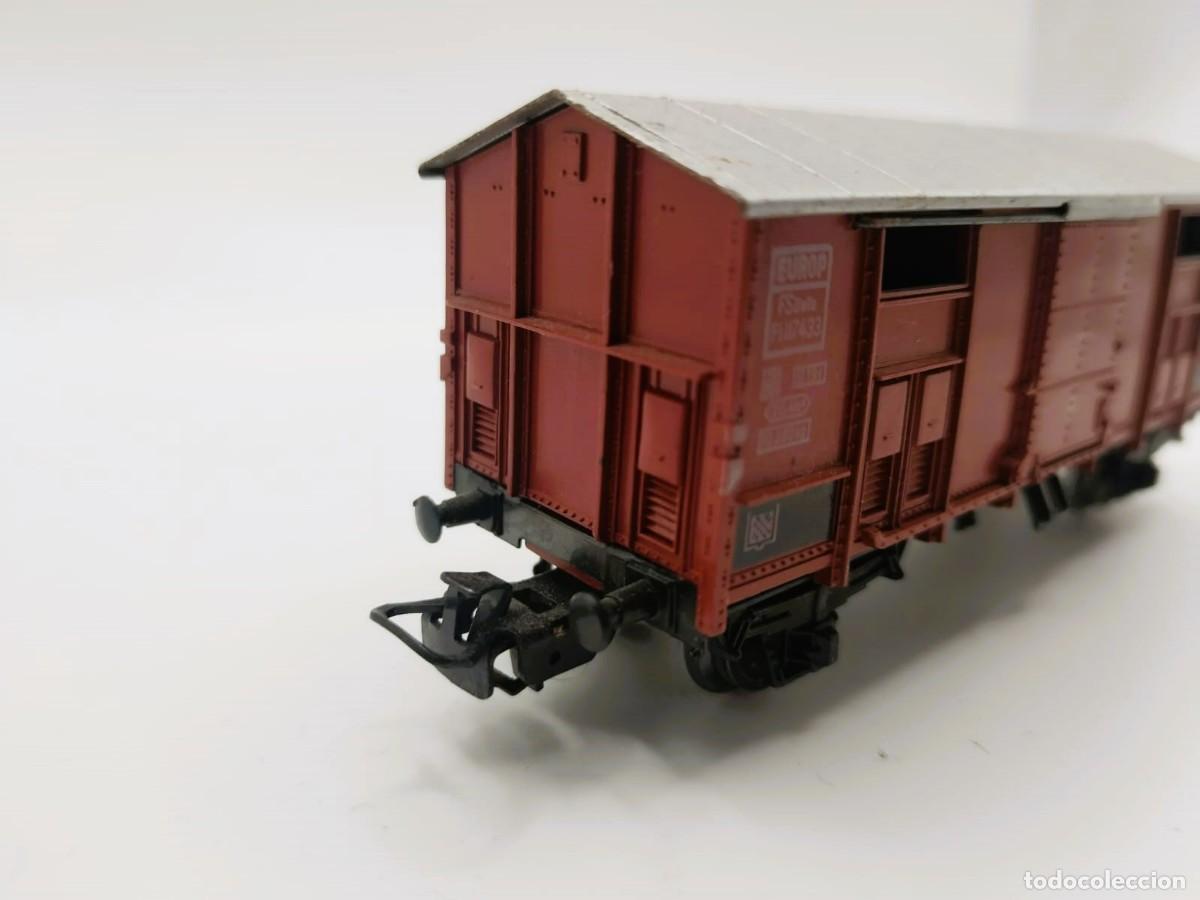 Trenes escala: MArklin 4550 H0 vag&oacute;n carga - Foto 4